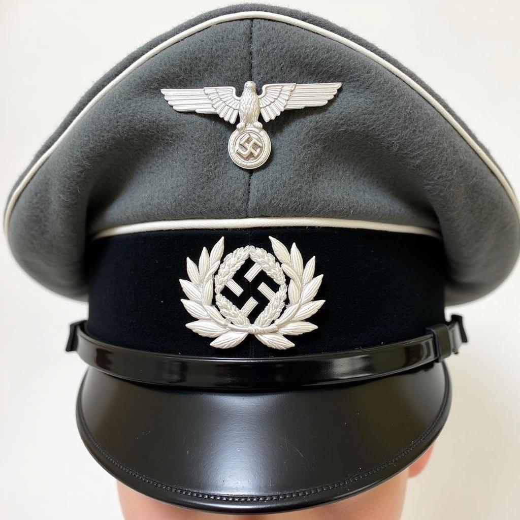 German army officer hat in World War II