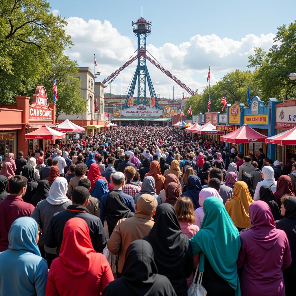 Muslim Day Six Flags Celebration