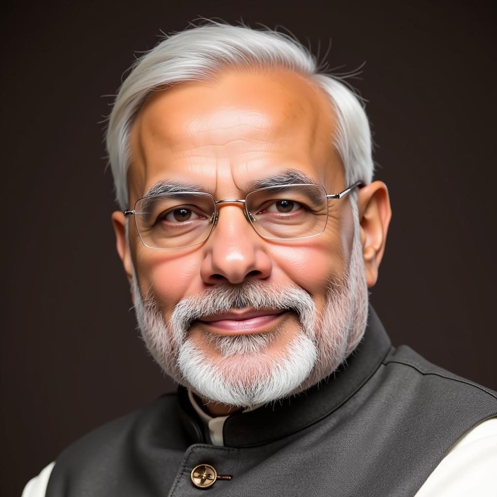 Chân dung Thủ tướng Ấn Độ Narendra Modi