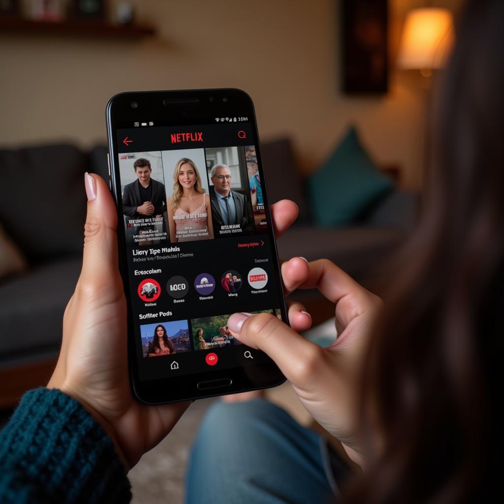 Xem phim Netflix trên điện thoại