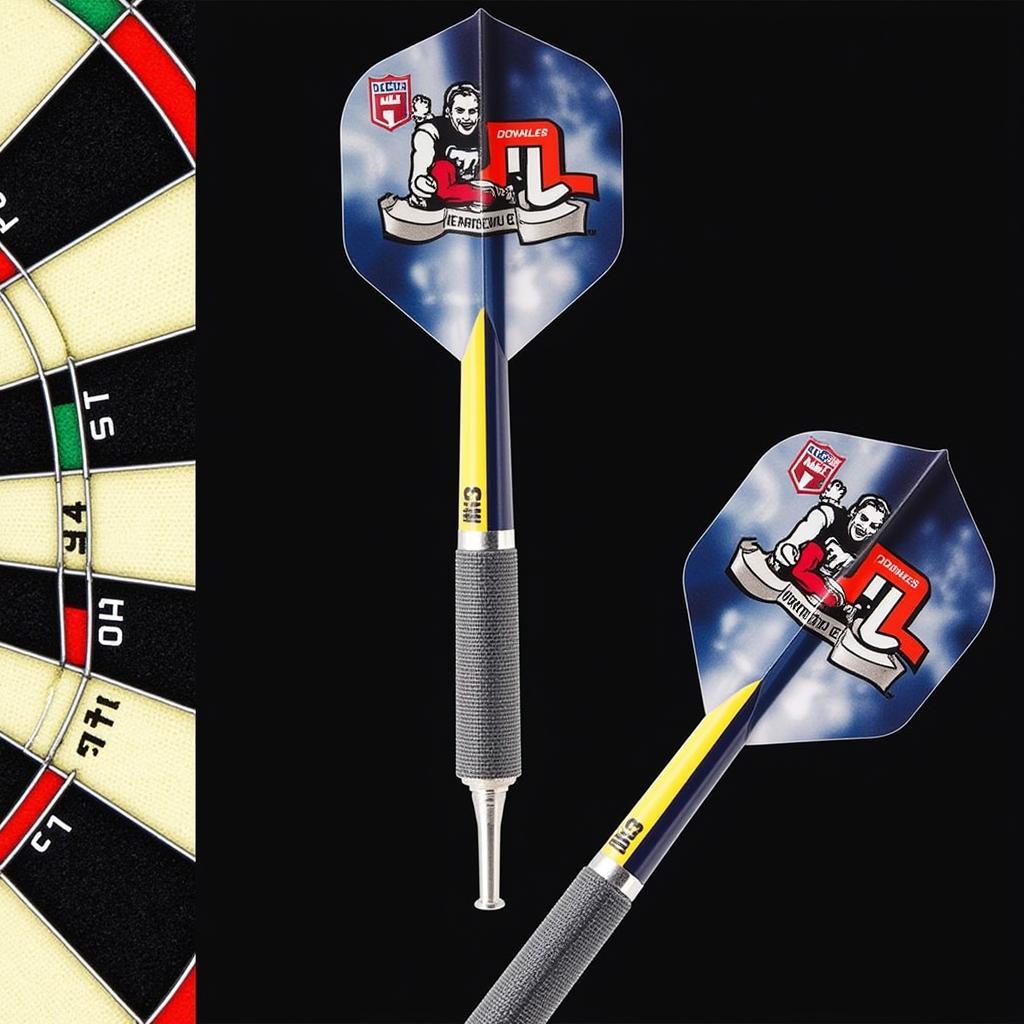 Close-Up of NFL Darts: Grip and Flights