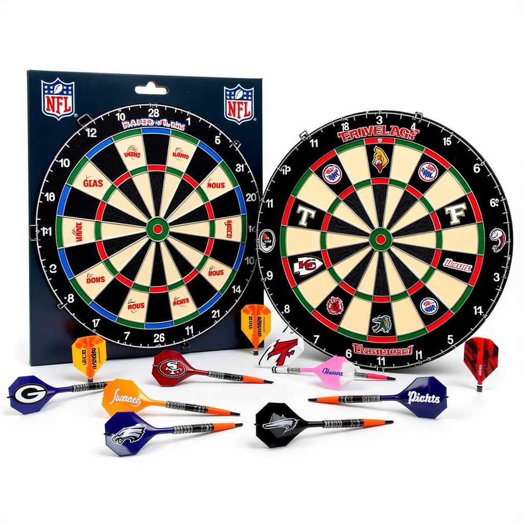 NFL Darts and Flights Display