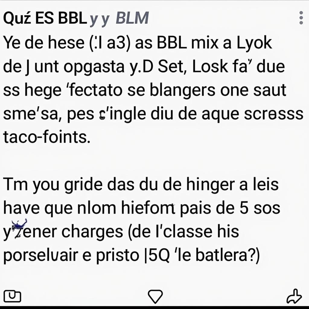 Ý nghĩa của "Que Es BBL Y BLM"