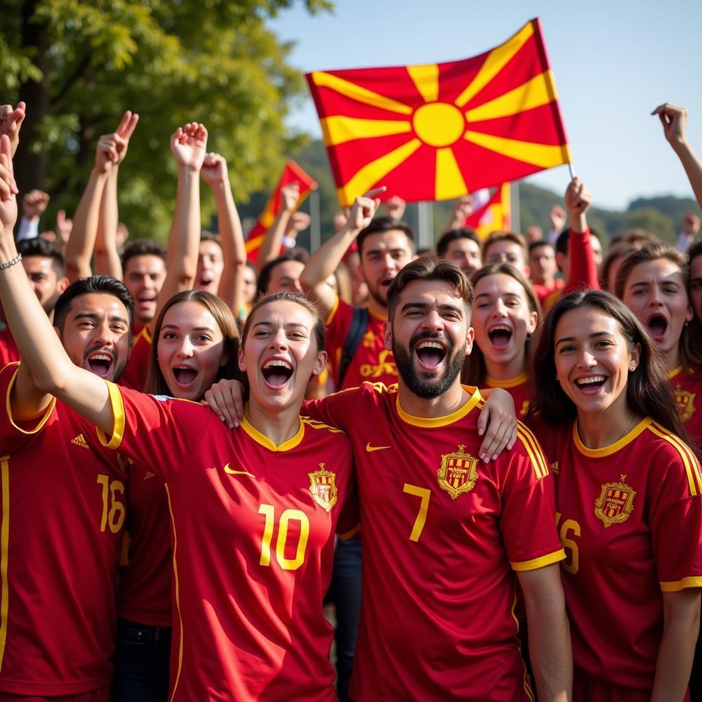 Người hâm mộ áo bóng đá Macedonian