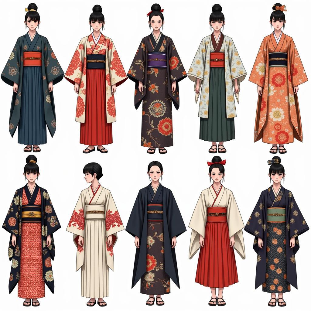 Nguồn cảm hứng kimono hiện đại