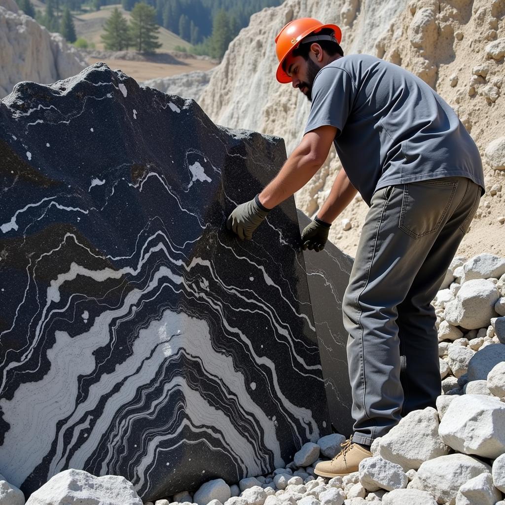 Nguồn gốc đá Kashmir Black