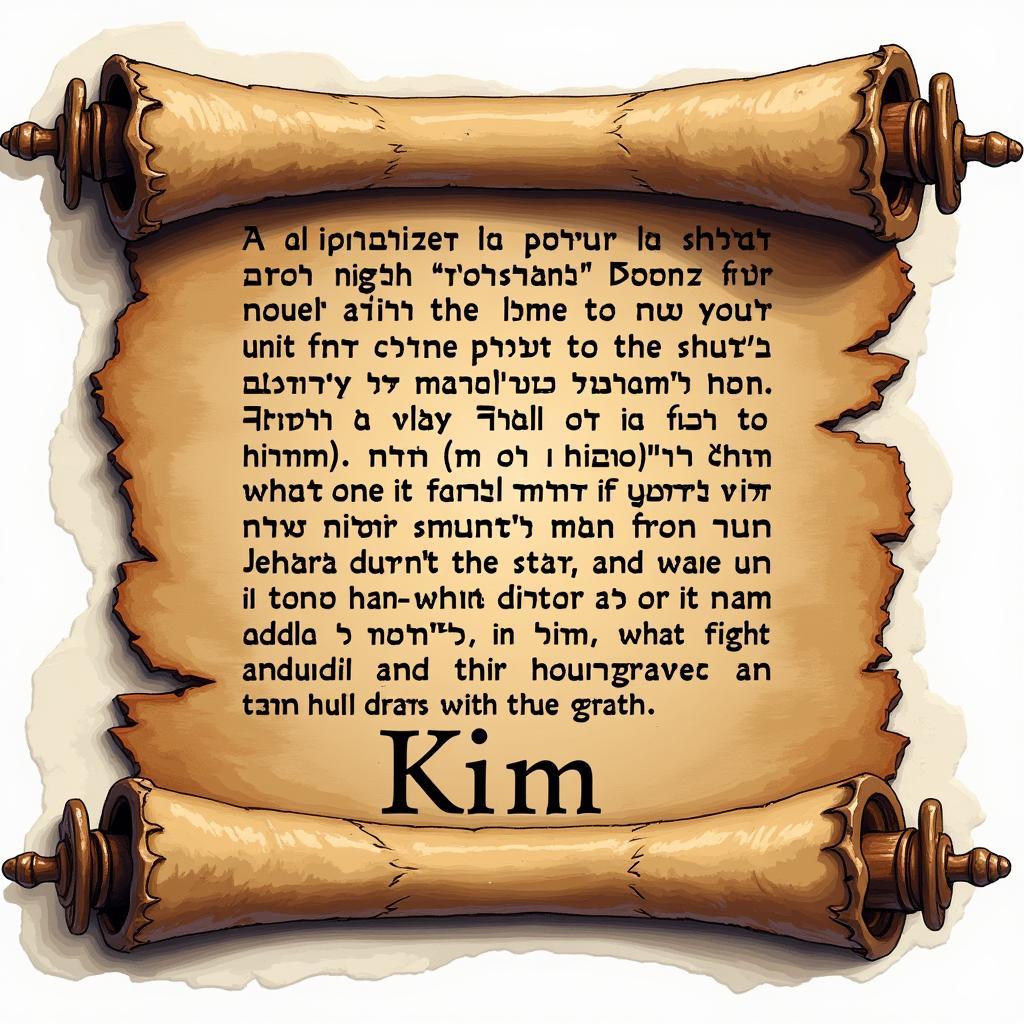 Origins of the Name Kim in Hebrew