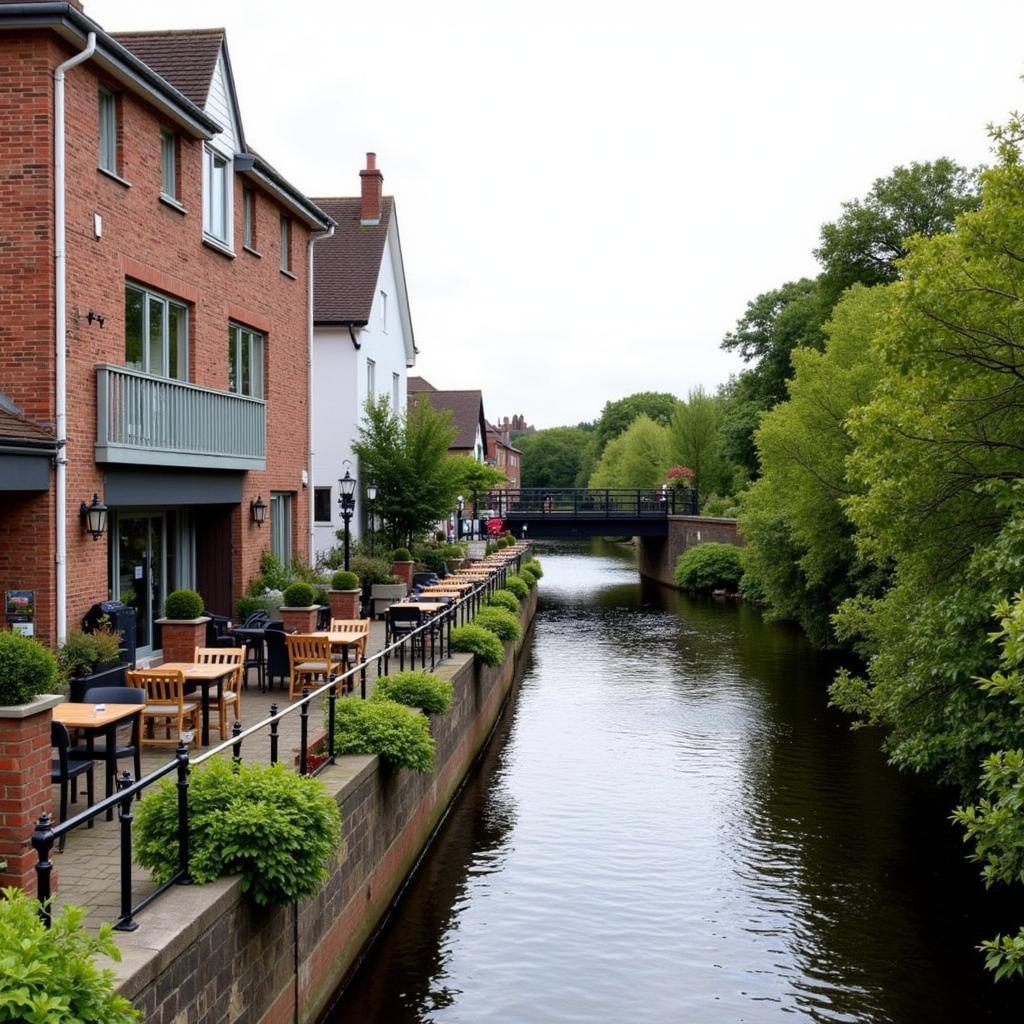 Nhà hàng ven sông tại Bawtry Town Centre