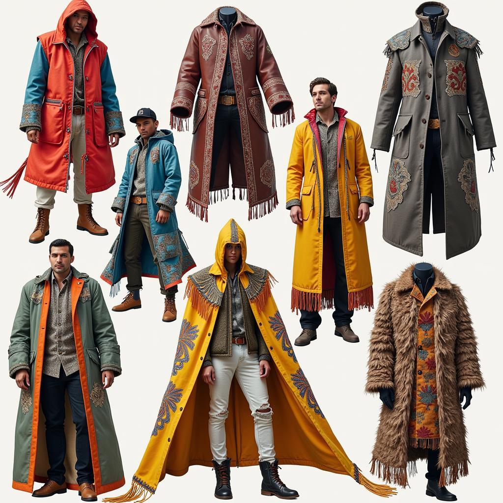 Những mẫu Burning Man coat độc đáo