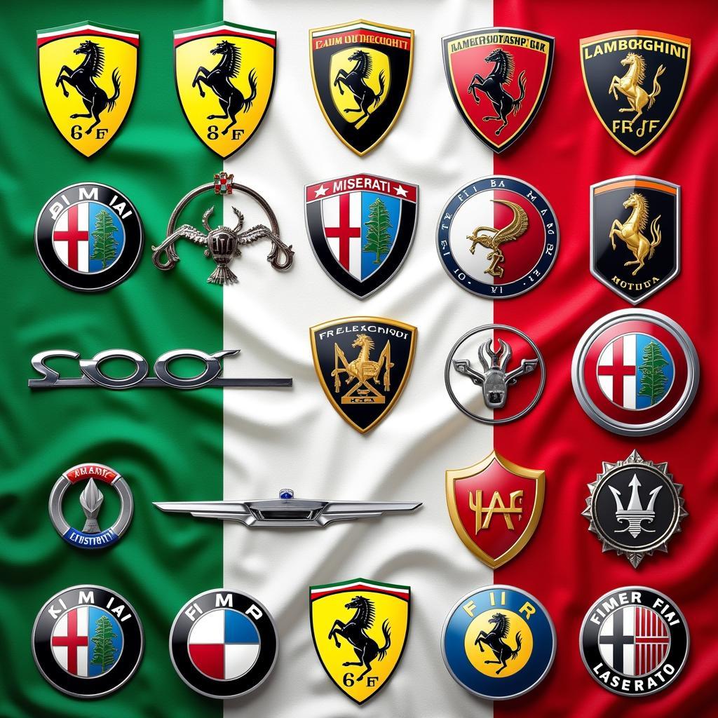 Italian Car Brands and the Italian Flag