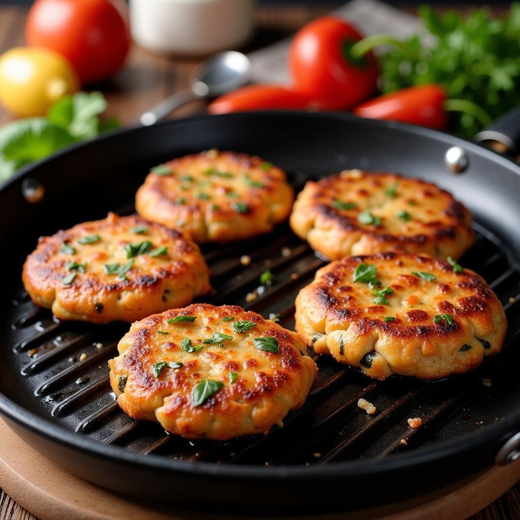 Grilling Upcycled Salmon Patties