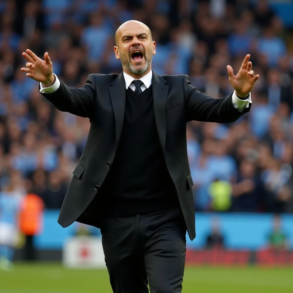 Pep Guardiola chỉ đạo Man City mùa giải 2017