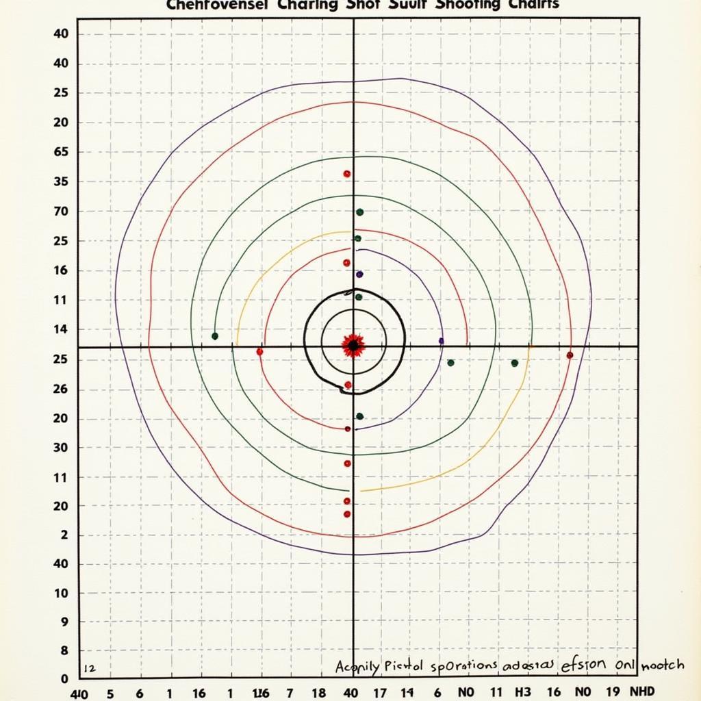 Analyzing a Pistol Shooting Chart