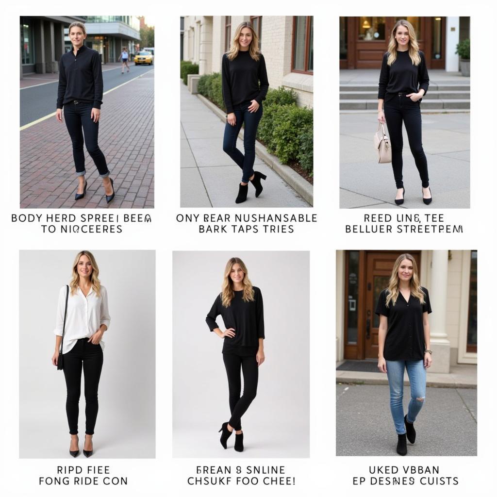 Phối đồ với áo Blank London Top