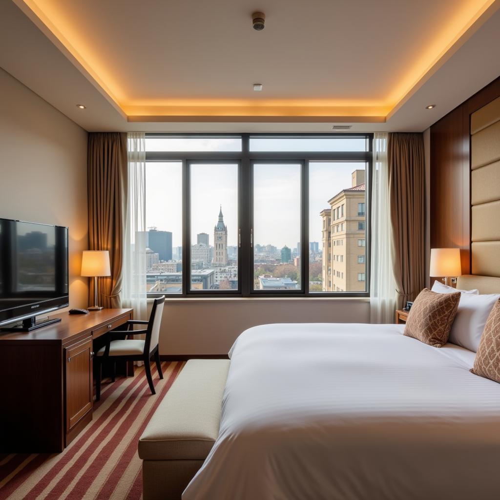 Phòng nghỉ hiện đại tại Park Inn by Radisson Glasgow City Centre