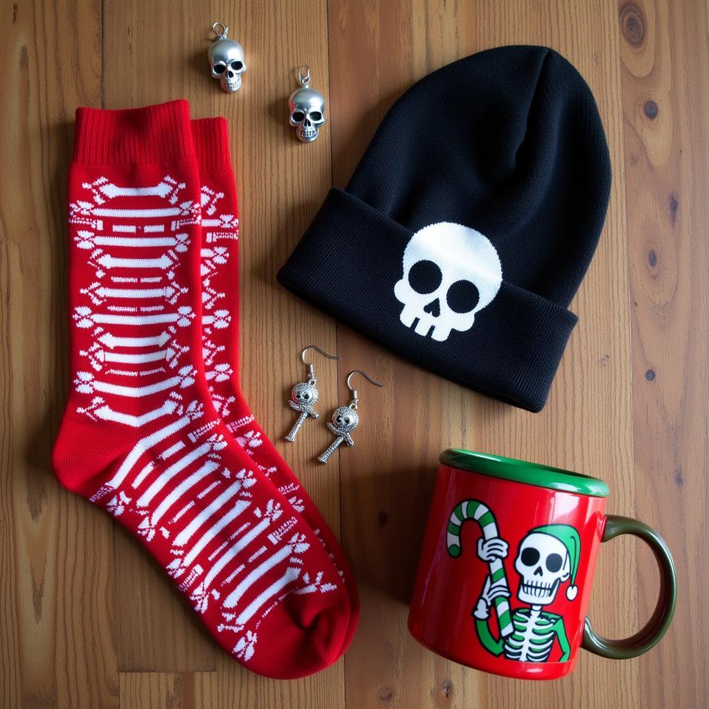 Skeleton-Themed Christmas Accessories