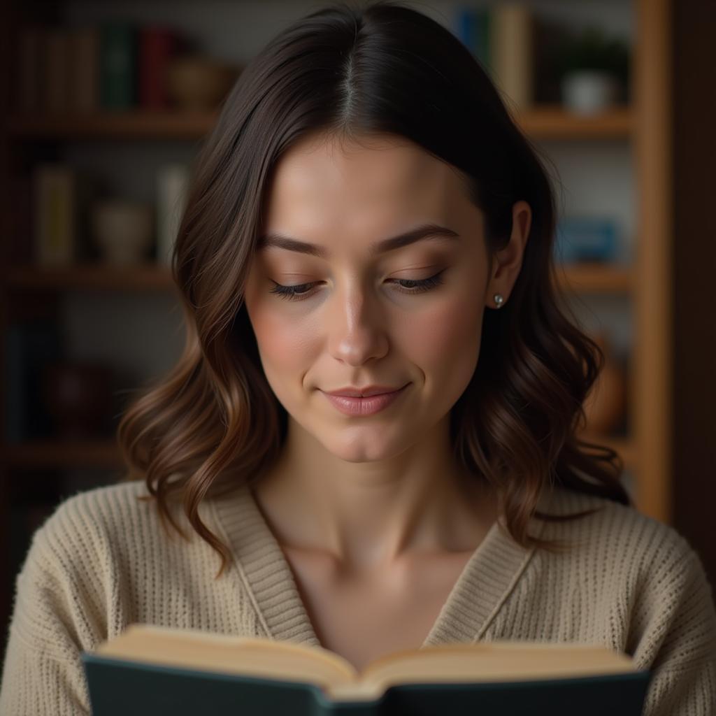 Woman Reading a Book