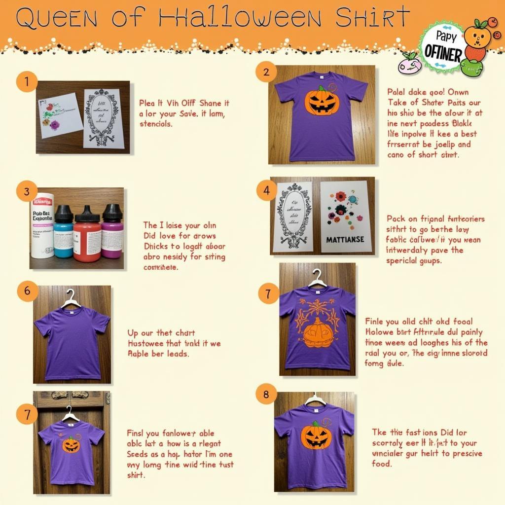 DIY Queen of Halloween Shirt Ideas