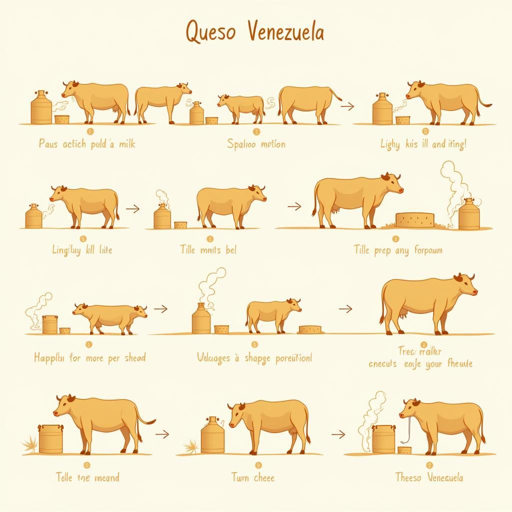 Quy trình làm phô mai Queso Venezuela