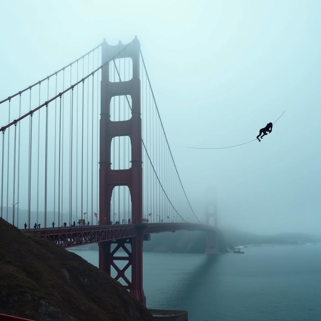 Golden Gate Bridge in Rise of the Apes