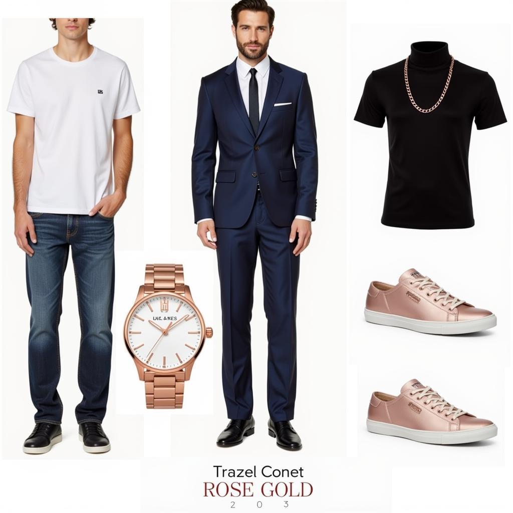 Rose Gold Outfit Inspiration for Men