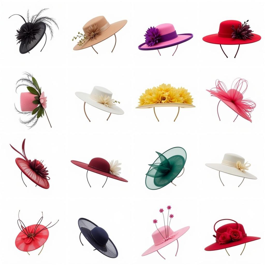 Những chiếc mũ fascinator Royal Ascot đa dạng kiểu dáng