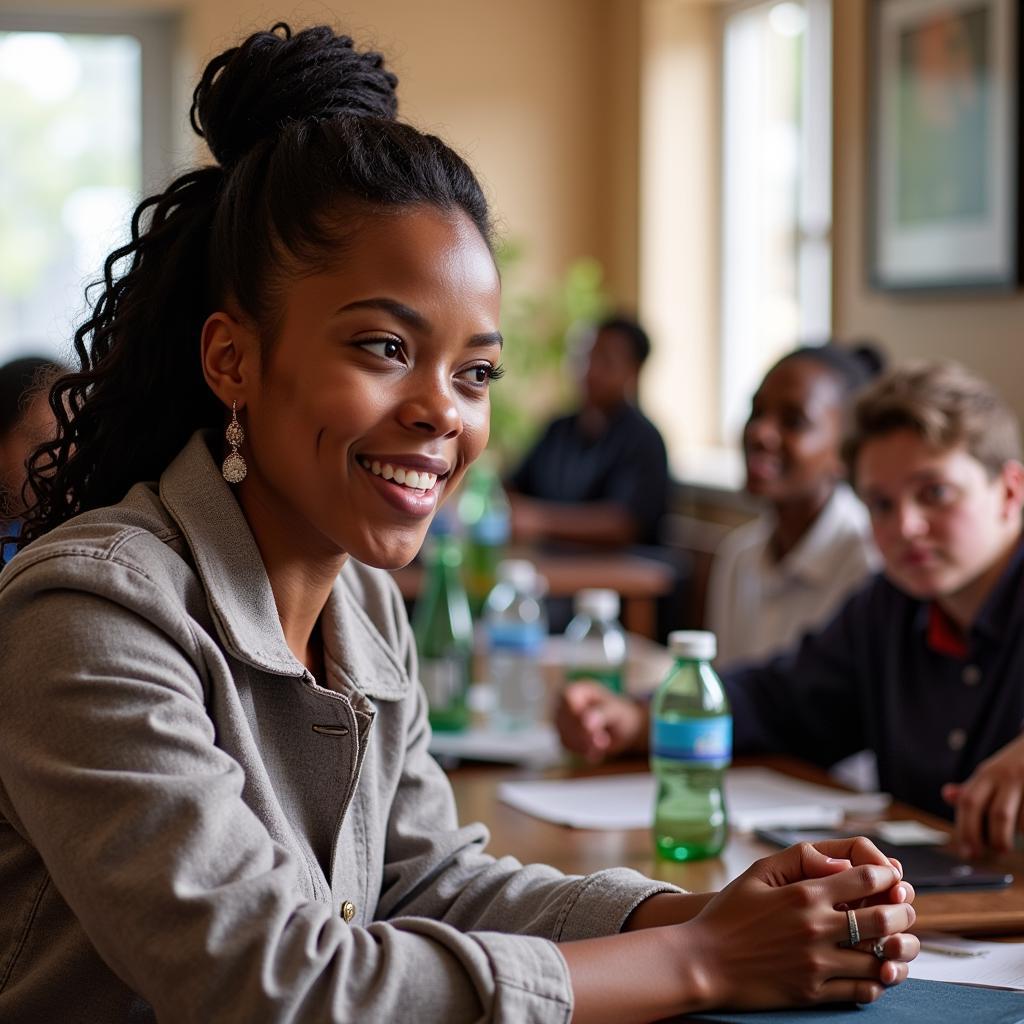 Ruby Allen participating in community activities