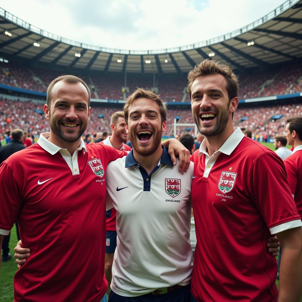 Rugby Fans Sporting Retro England Jerseys