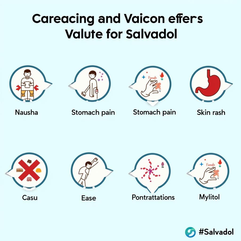 Hình ảnh tác dụng phụ của salvadol