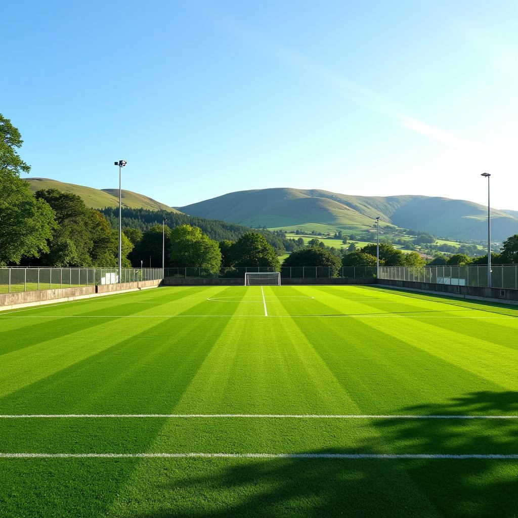 Outdoor football pitch in Aberdeen