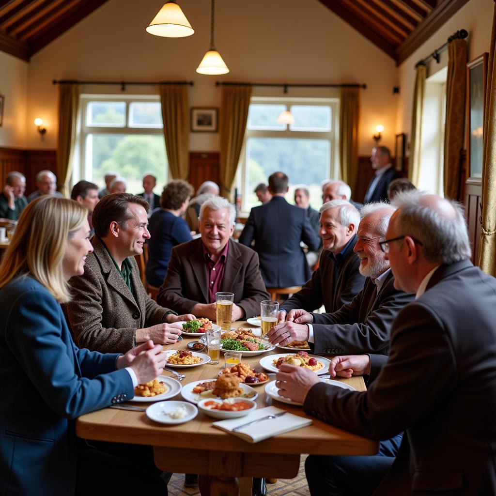 Community Gathering in the Scottish Highlands