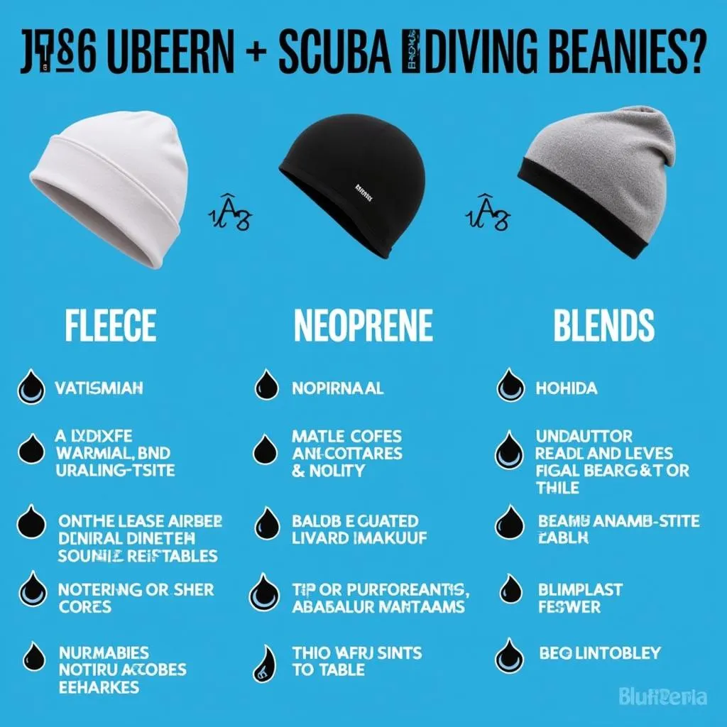 Different Materials for Scuba Diving Beanies