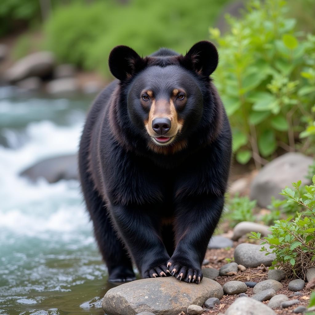 Encountering wildlife along the Selway River