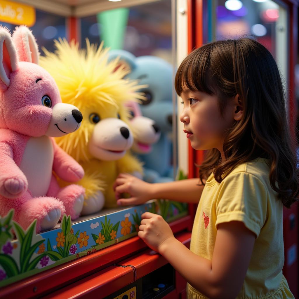 Máy gắp thú bông tại Sheridan Amusements