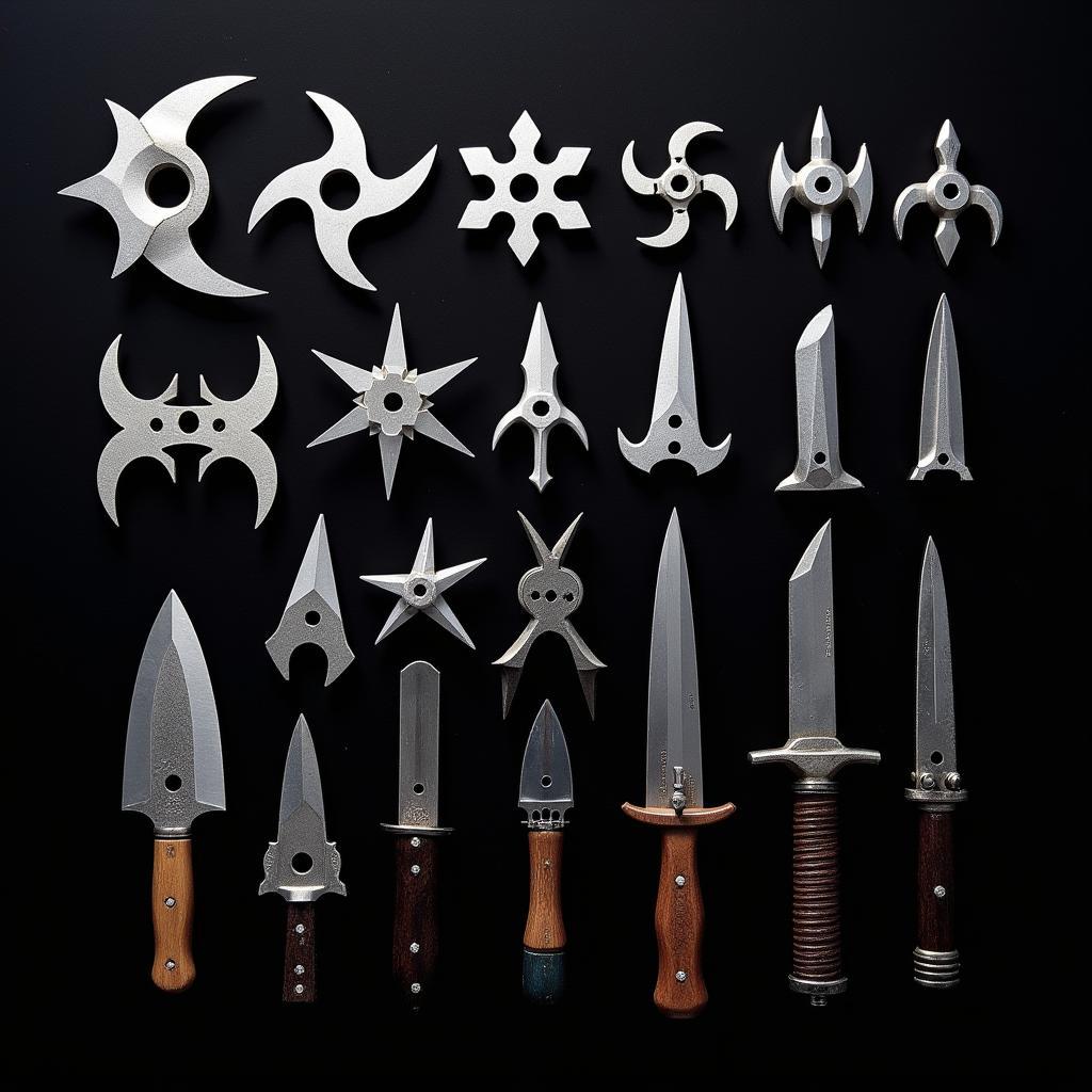 Shuriken and Kunai: Essential Ninja Tools