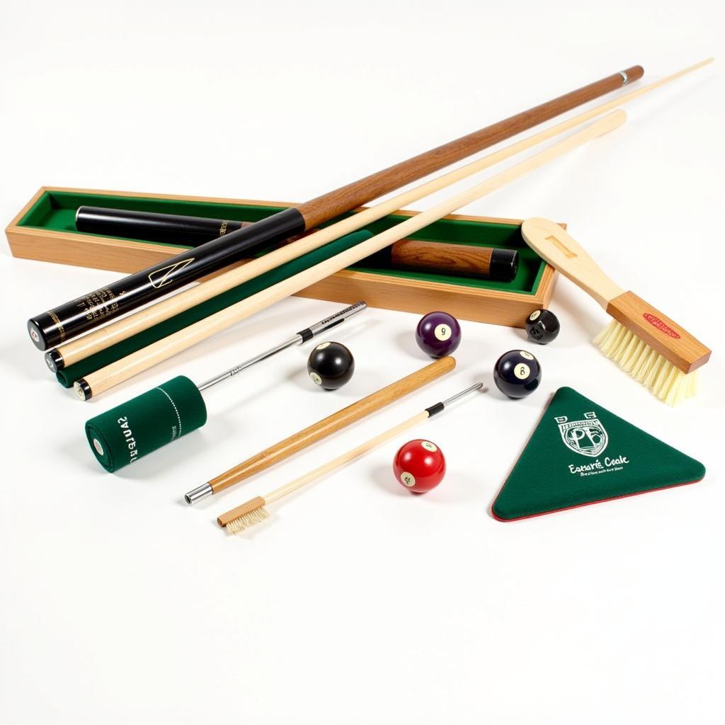 Snooker accessoires en uitrusting