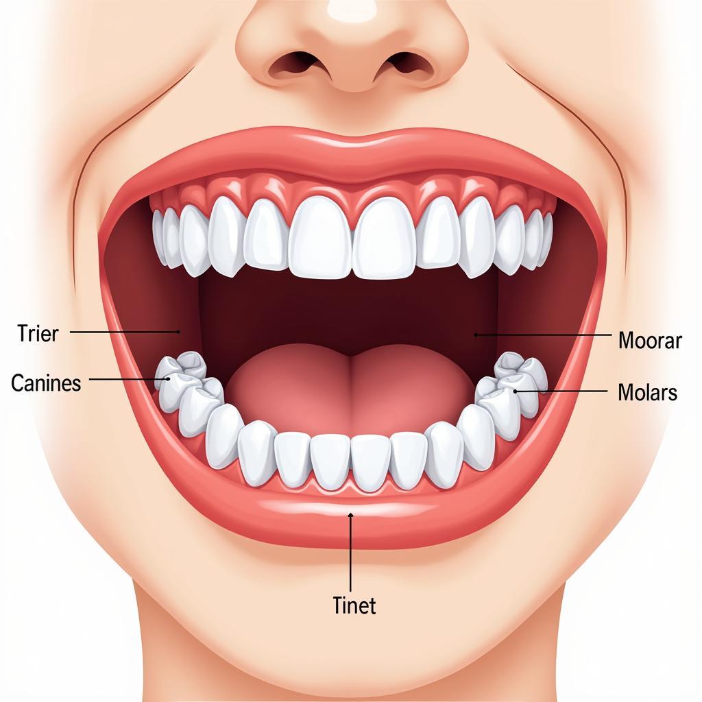 Số lượng răng ở người trưởng thành