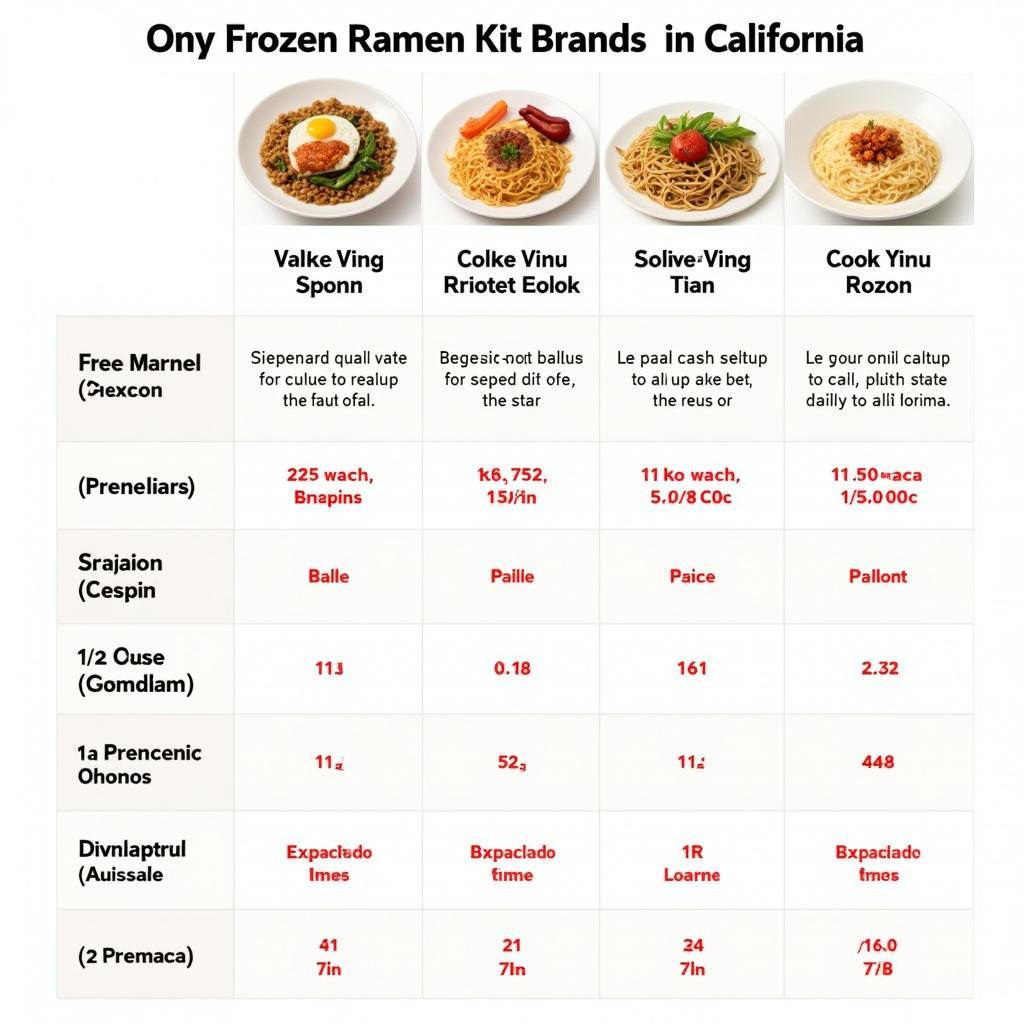 So sánh các loại frozen ramen kit California