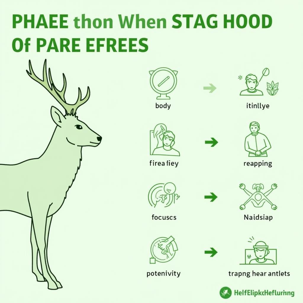 Infographic illustrating the effects of Stag Head strain