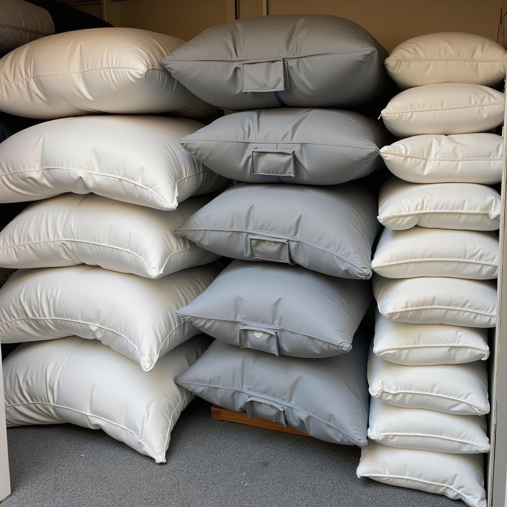 Storing Sea Hunt Boat Cushions for winter