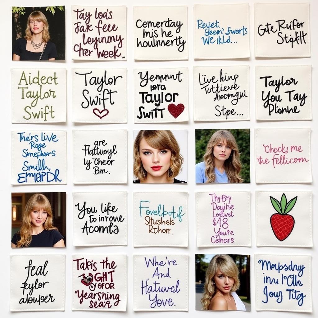 Taylor Swift Embroidery Design Inspiration