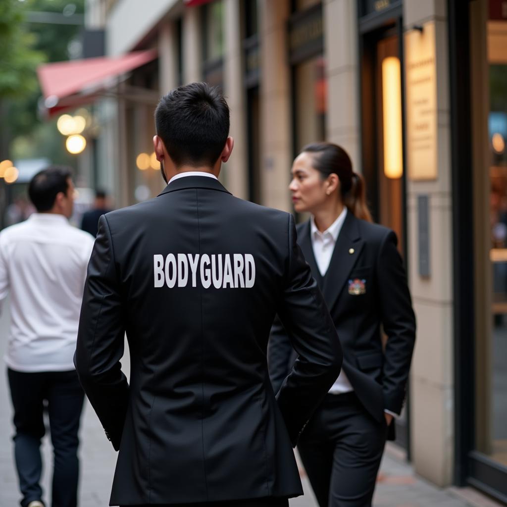 Thai bodyguard bảo vệ khách hàng