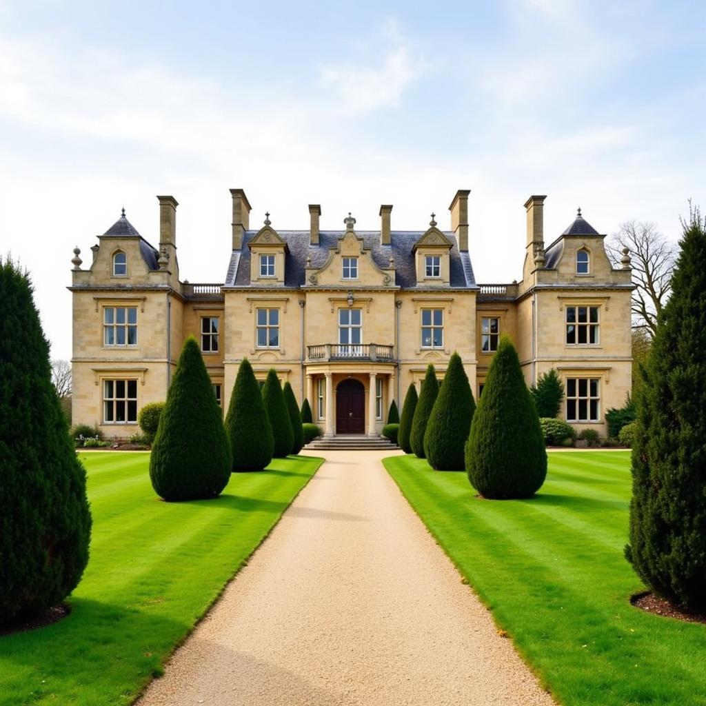 Visiting the magnificent manor house in Temple Guiting, Gloucestershire