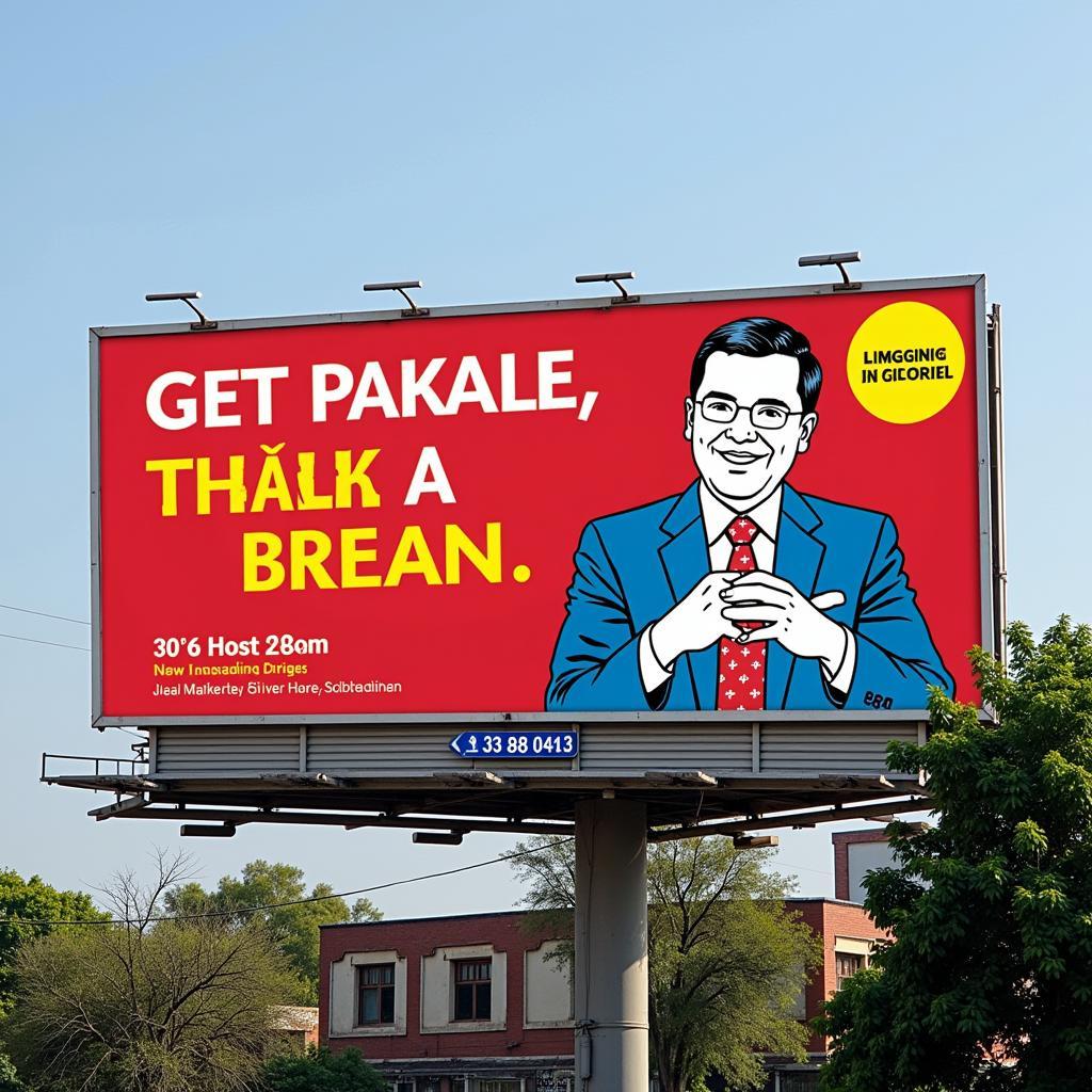 Eye-catching billboard design in Mumbai