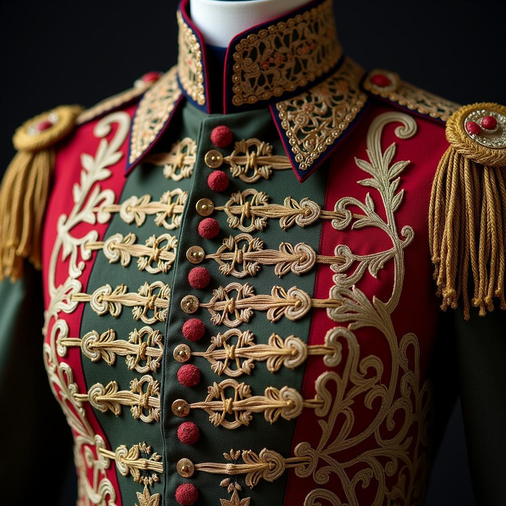 Unique Soldier Ballet Costume Design