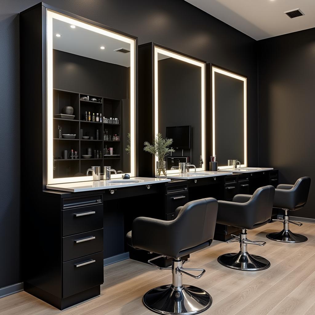 modern hair salon