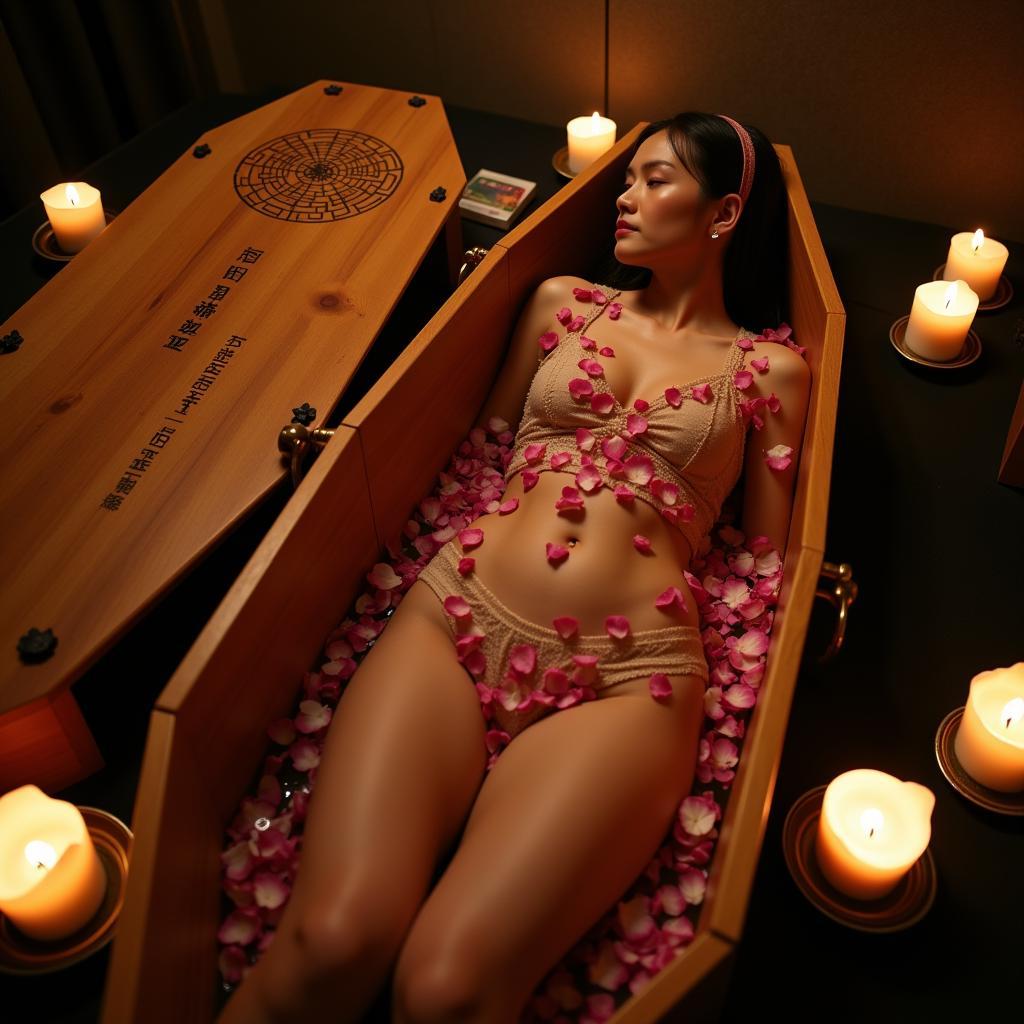 Trải nghiệm coffin bath tại Nhật Bản