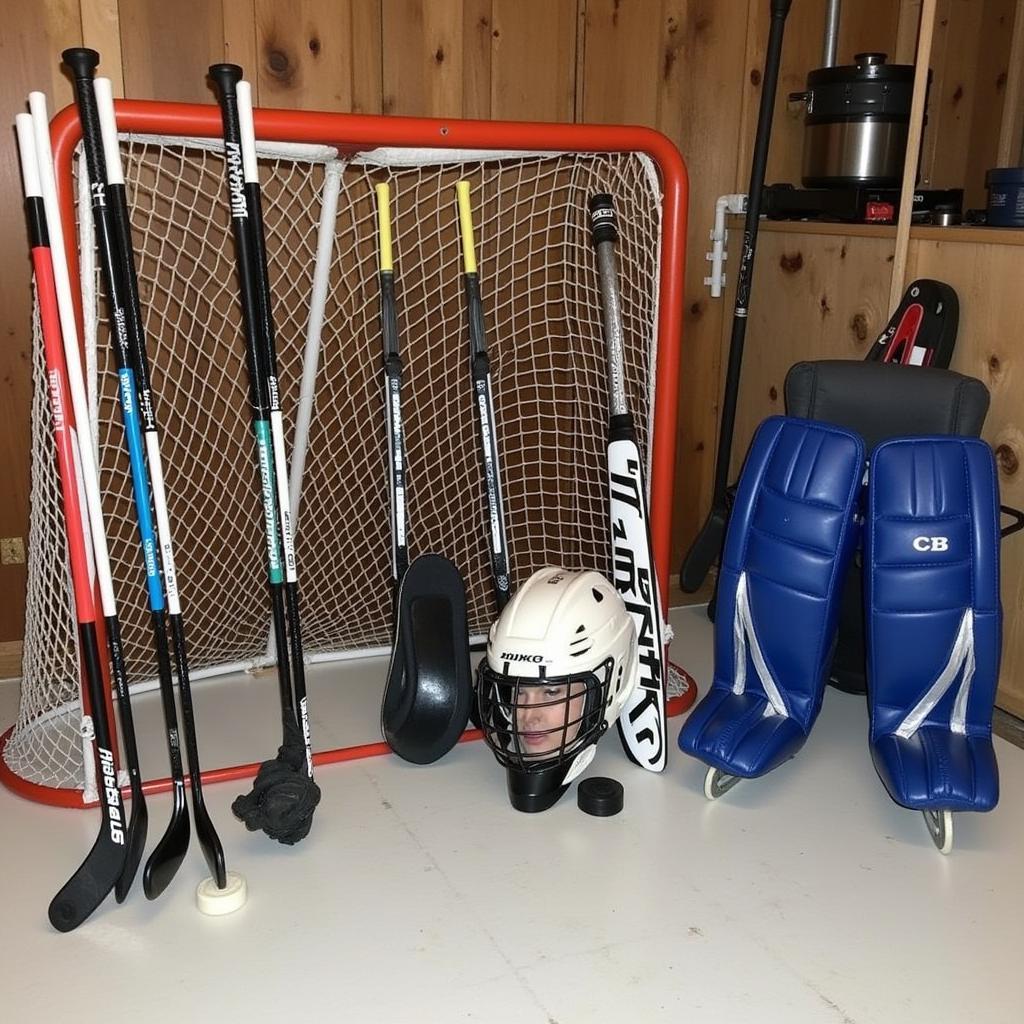 Trang Bị Dụng Cụ Cho Hockey Basement