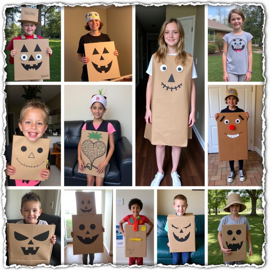 DIY Halloween Costumes from Recycled Materials