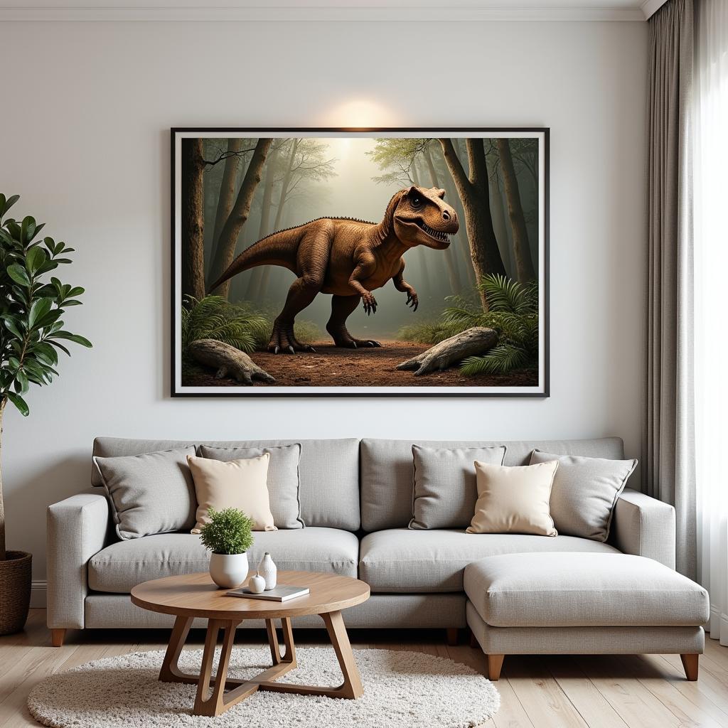 Dinosaur Picture for Living Room Decoration